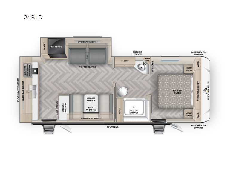 New 2027 Ember RV E-Series 24RLD available in Souderton, Pennsylvania