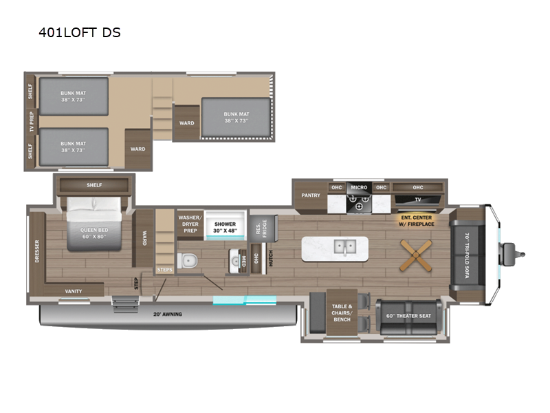 New 2027 Jayco Jay Flight Bungalow 401LOFT DS available in Souderton, Pennsylvania