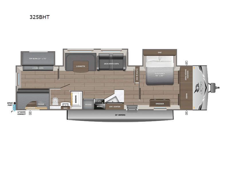New 2027 Jayco Jay Flight 325BHT available in Souderton, Pennsylvania