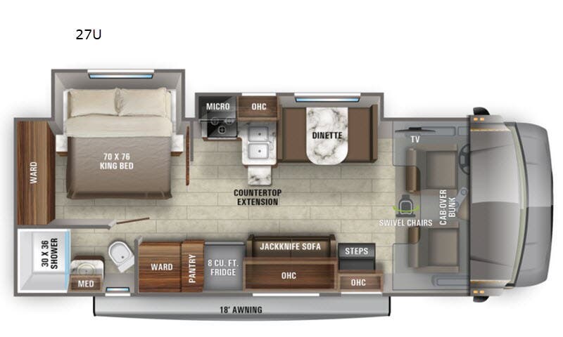 New 2021 Jayco Greyhawk 27U available in Souderton, Pennsylvania