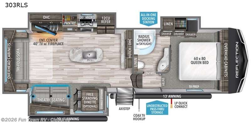 Used 2021 Grand Design Reflection 303RLS available in Cleburne, Texas