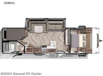 New 2023 Forest River Wildwood X-Lite 263BHXL available in Mount Clemens, Michigan