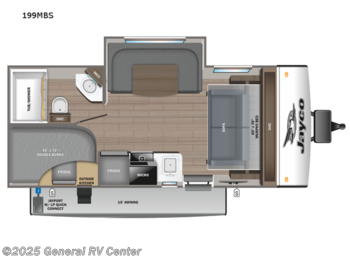 New 2023 Jayco Jay Feather Micro 199MBS available in Mount Clemens, Michigan