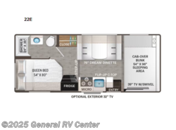  New 2024 Thor Motor Coach Four Winds 22E available in Wayland, Michigan