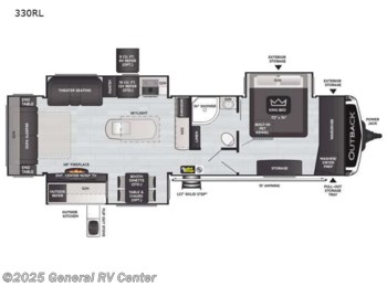 New 2024 Keystone Outback 330RL available in Wixom, Michigan