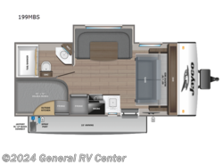 New 2024 Jayco Jay Feather Micro 199MBS available in Wixom, Michigan