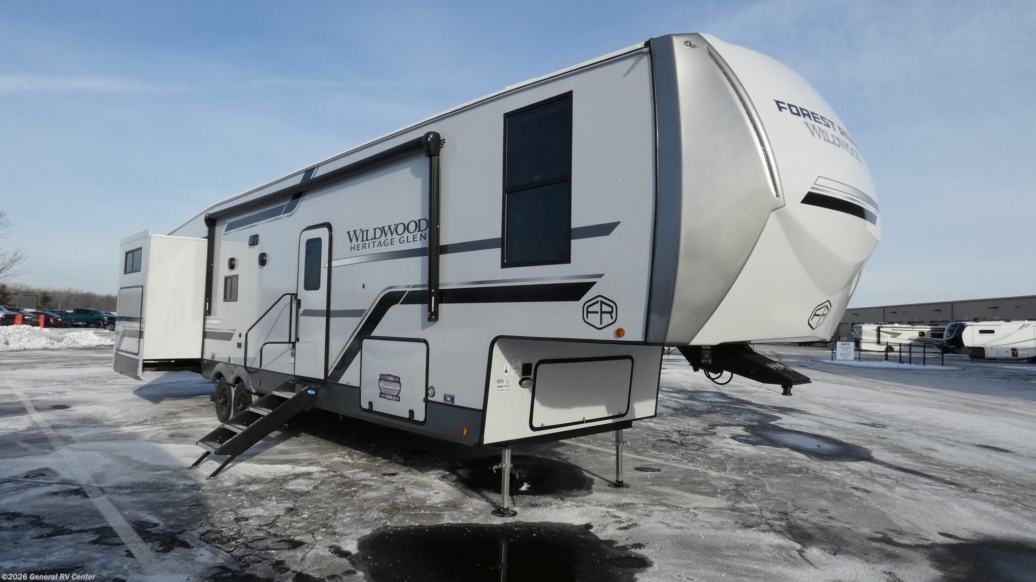 New 2026 Forest River Wildwood Heritage Glen 356QB available in Wixom, Michigan