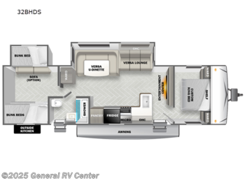 New 2023 Forest River Wildwood 32BHDS available in Birch Run, Michigan