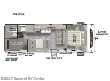 New 2023 Forest River Wildwood X-Lite 261BHXL available in Birch Run, Michigan