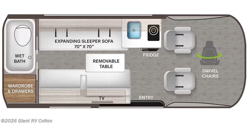 New 2026 Thor Motor Coach Tranquility 19A available in Colton, California