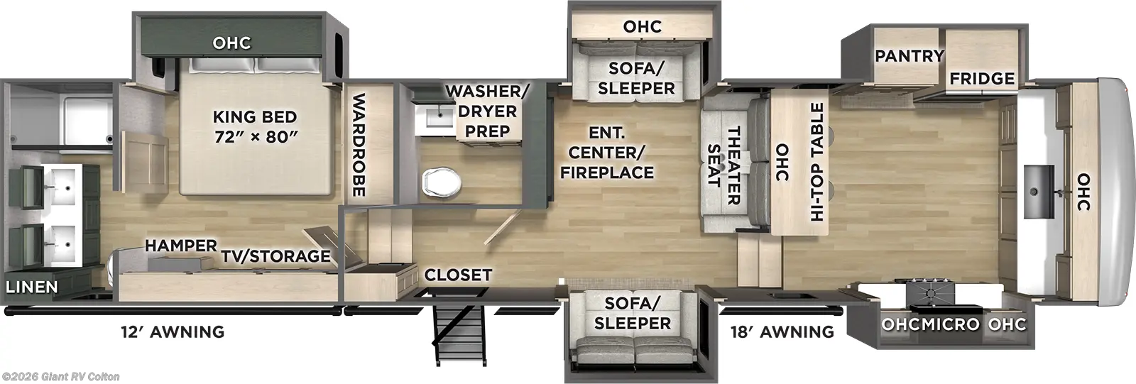 New 2026 Forest River Columbus 388FKH available in Colton, California