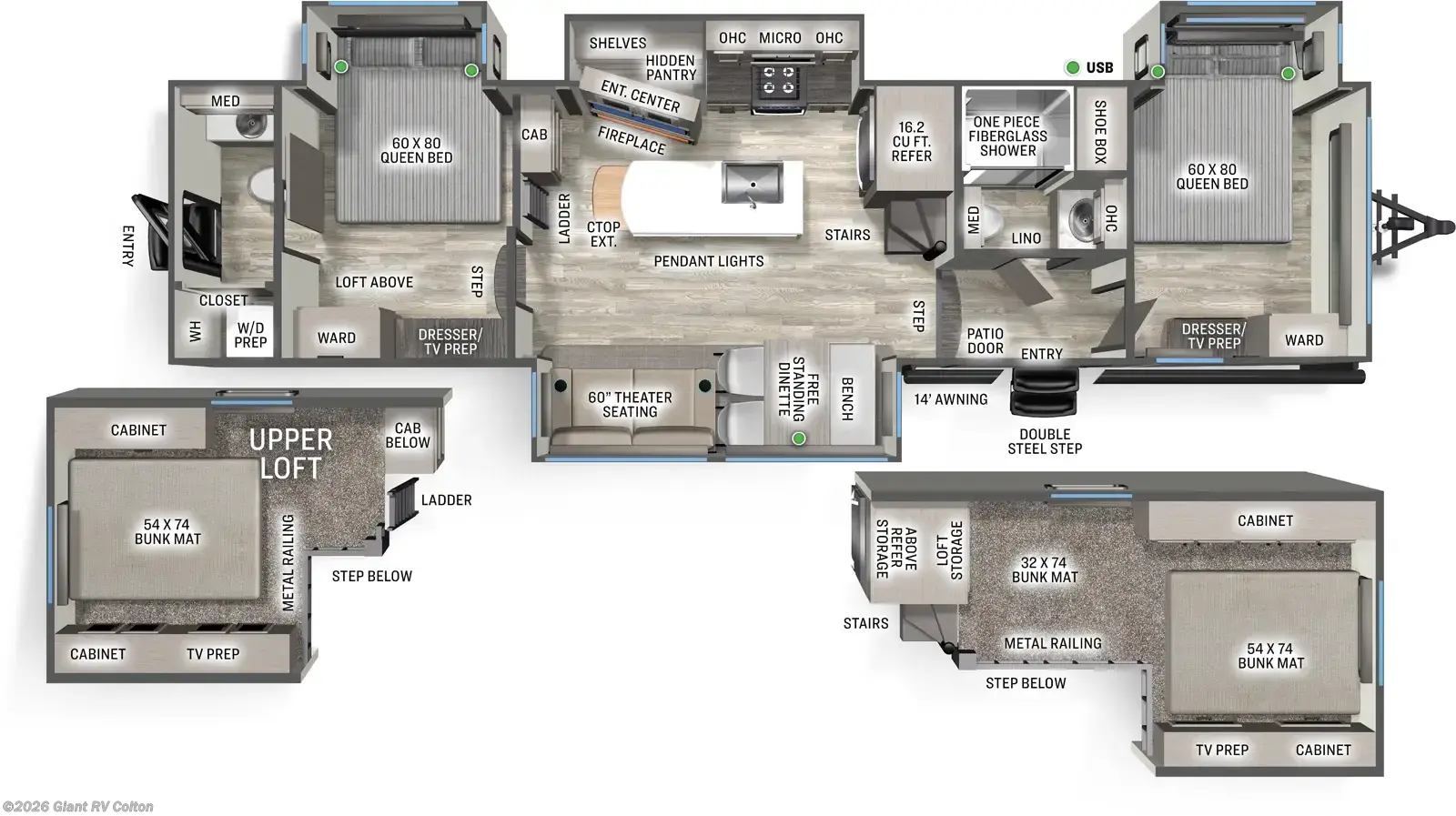 New 2027 Forest River Sierra Destination 41DUPLEX available in Colton, California