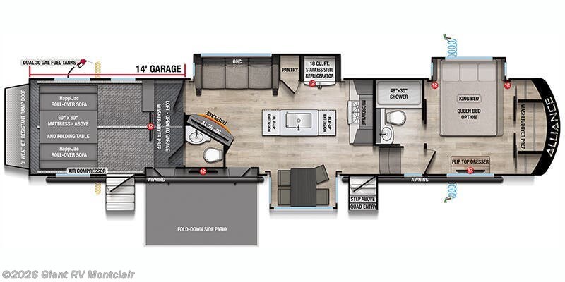 New 2026 Alliance RV Valor 42V14 available in Montclair, California