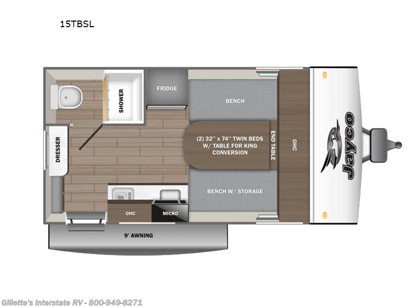 New 2026 Jayco Jay Feather Air SL 15TBSL available in Haslett, Michigan