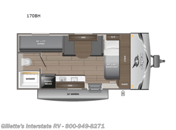 New 2026 Jayco Jay Flight SLX 170BH available in Haslett, Michigan