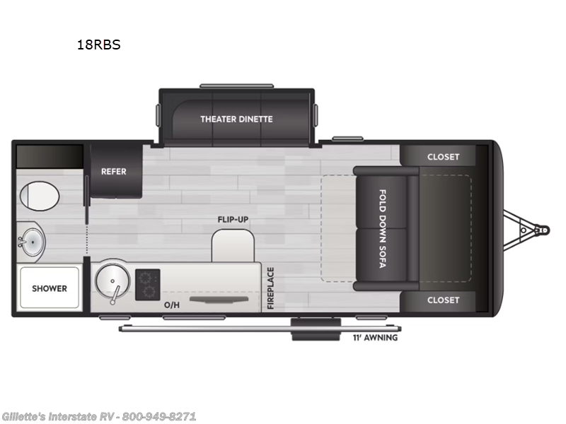 New 2025 Keystone Sprout 18RBS available in Haslett, Michigan