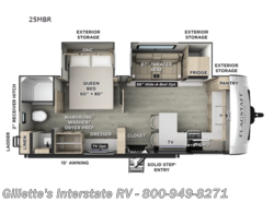 New 2027 Forest River Flagstaff Micro Lite 25MBR available in Haslett, Michigan