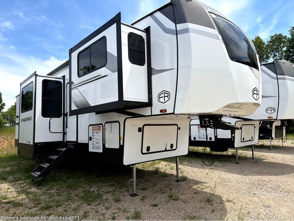 New 2026 Forest River Sandpiper 3990FL available in Haslett, Michigan
