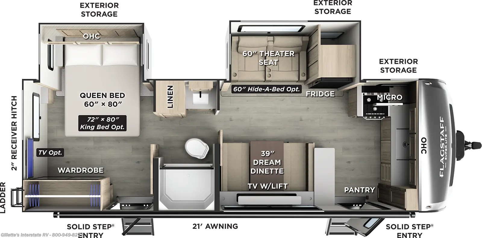 New 2026 Forest River Flagstaff Super Lite 26SFK available in Haslett, Michigan