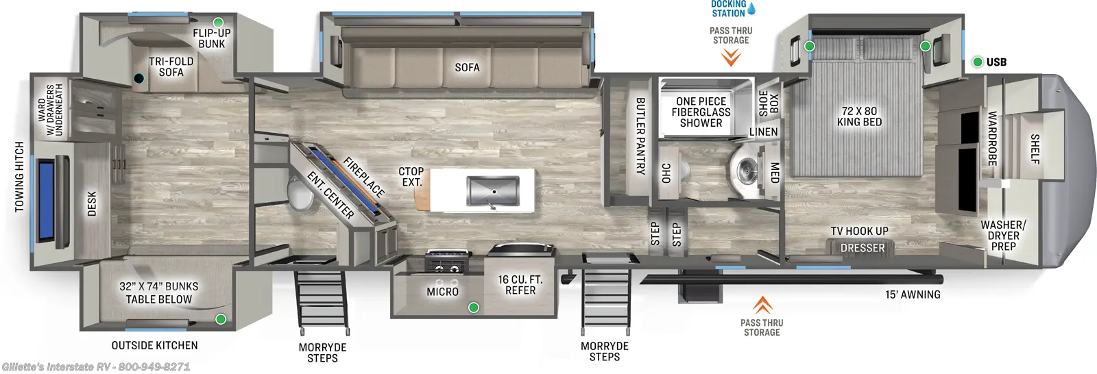 New 2026 Forest River Sandpiper 3844QUAD available in Haslett, Michigan