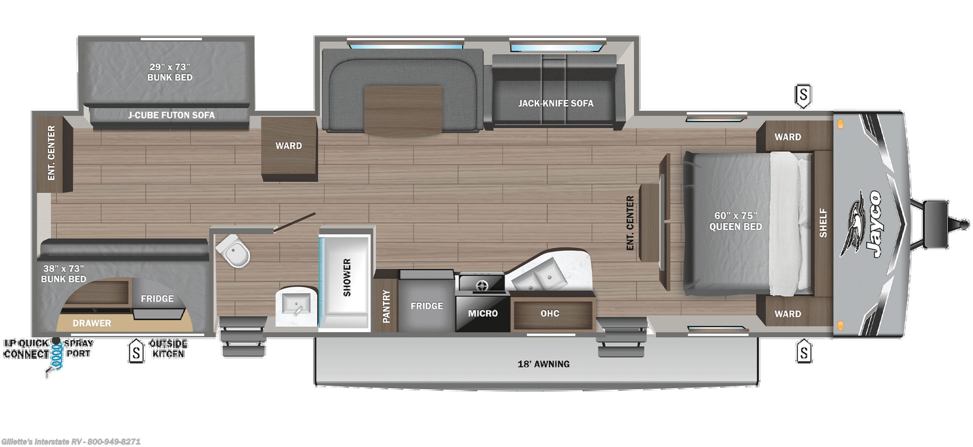 New 2026 Jayco Jay Flight SLX 321BDS available in Haslett, Michigan