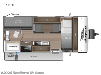 New 2024 Jayco Jay Feather Micro 171BH available in Saginaw, Michigan