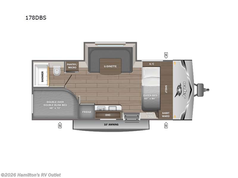 New 2026 Jayco Jay Flight SLX 178DBS available in Saginaw, Michigan