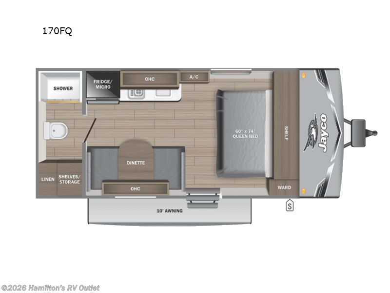 New 2026 Jayco Jay Flight SLX 170FQ available in Saginaw, Michigan