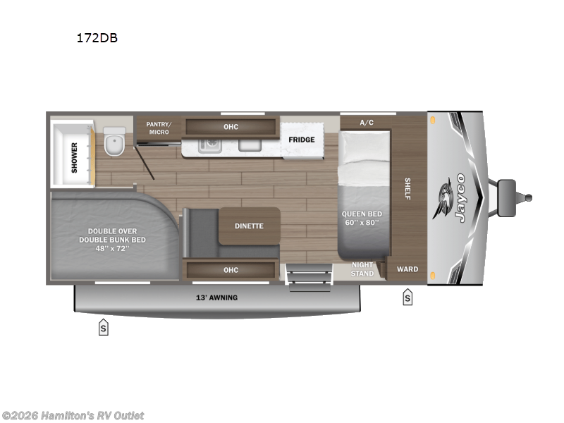 New 2026 Jayco Jay Flight SLX 172DB available in Saginaw, Michigan