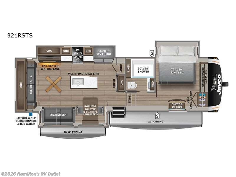 New 2026 Jayco Eagle 321RSTS available in Saginaw, Michigan