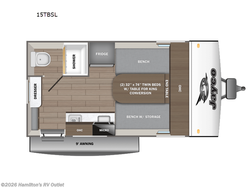 New 2026 Jayco Jay Feather Air SL 15TBSL available in Saginaw, Michigan