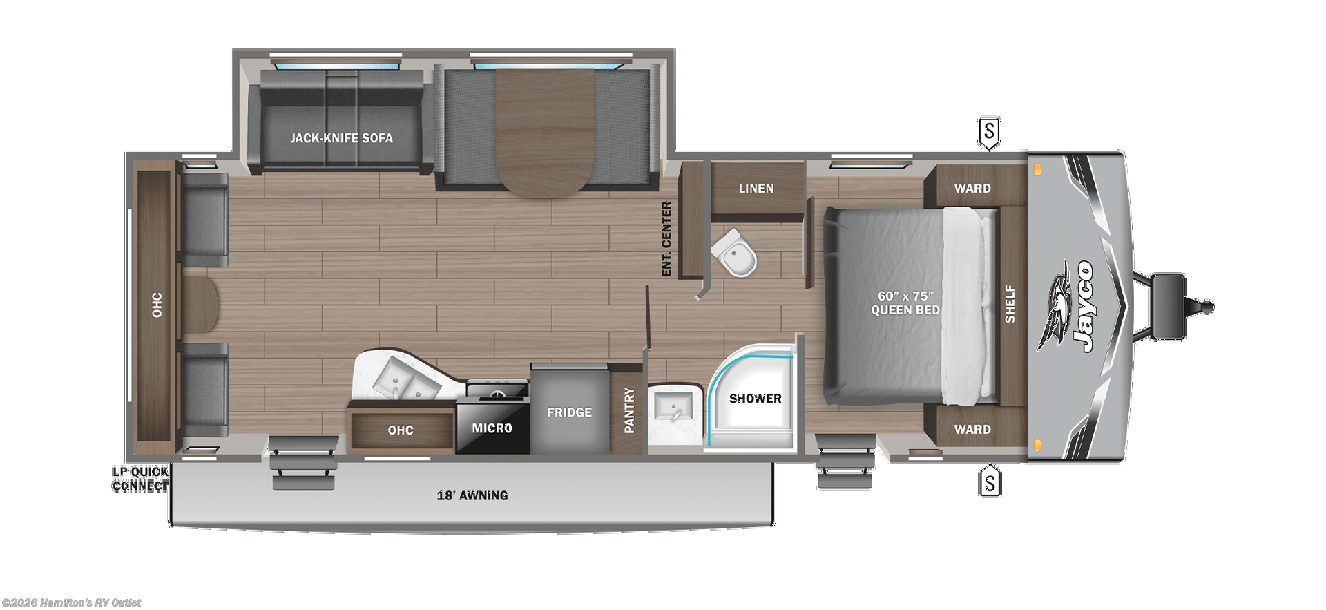 New 2026 Jayco Jay Flight SLX 262RLS available in Saginaw, Michigan