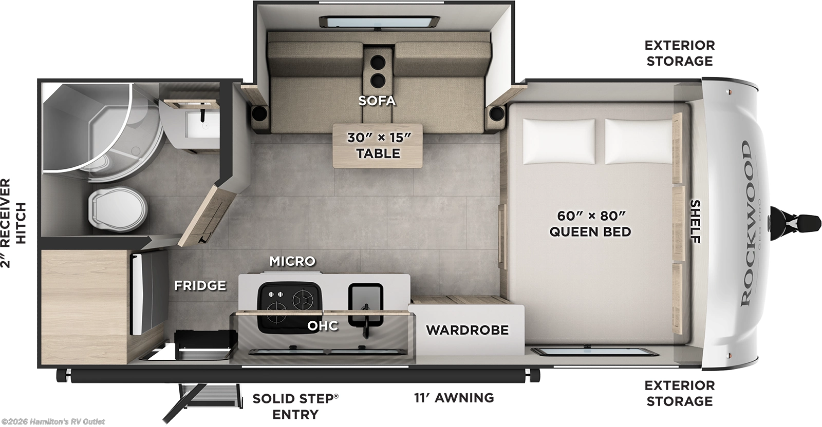New 2026 Forest River Rockwood Geo Pro G19LE available in Saginaw, Michigan