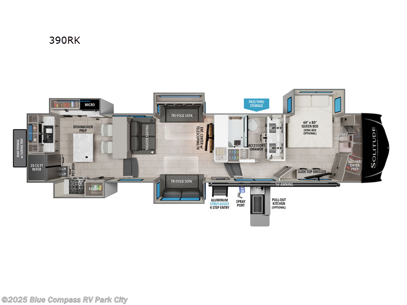 Used 2021 Grand Design Solitude 390RK available in Park City, Kansas