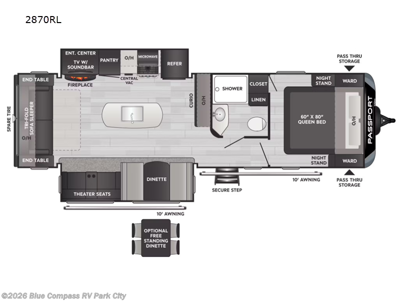 Used 2023 Keystone Passport GT 2870RL available in Park City, Kansas