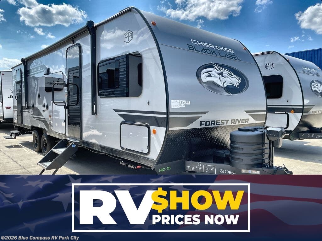 New 2026 Forest River Cherokee Grey Wolf Black Label 26DBHBL available in Park City, Kansas