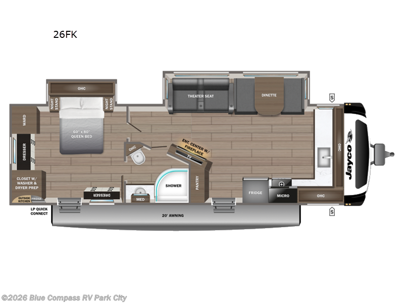 New 2027 Jayco Jay Feather 26FK available in Park City, Kansas