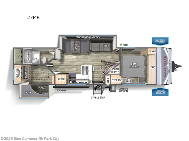 Used 2025 Forest River Campsite Reserve 27MR available in Park City, Kansas