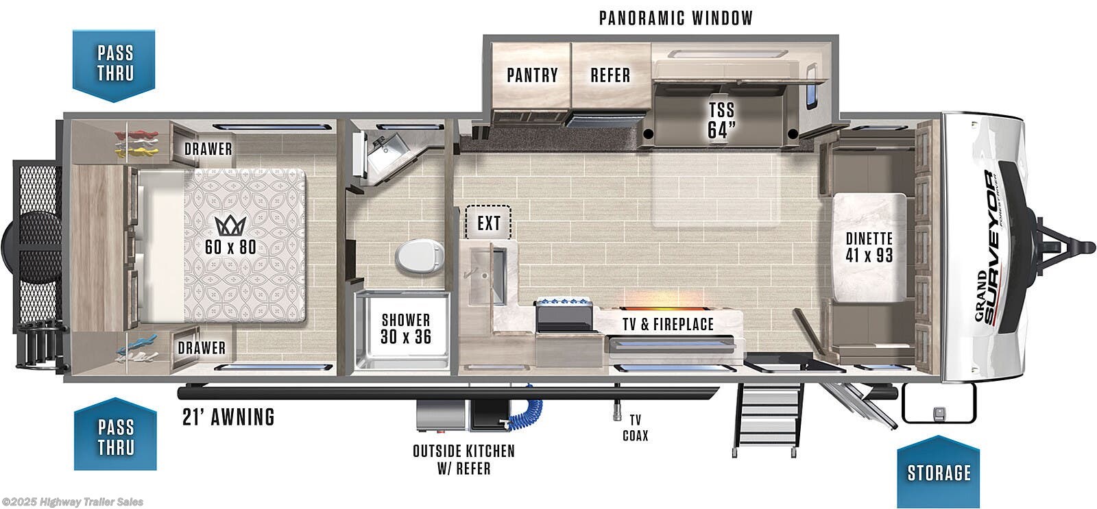 2021 Forest River Surveyor Luxury 272FLS