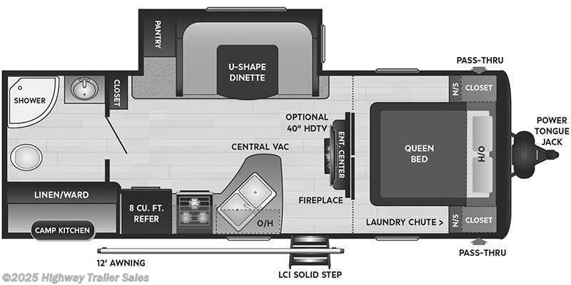 2021 Keystone Hideout 23RBWE