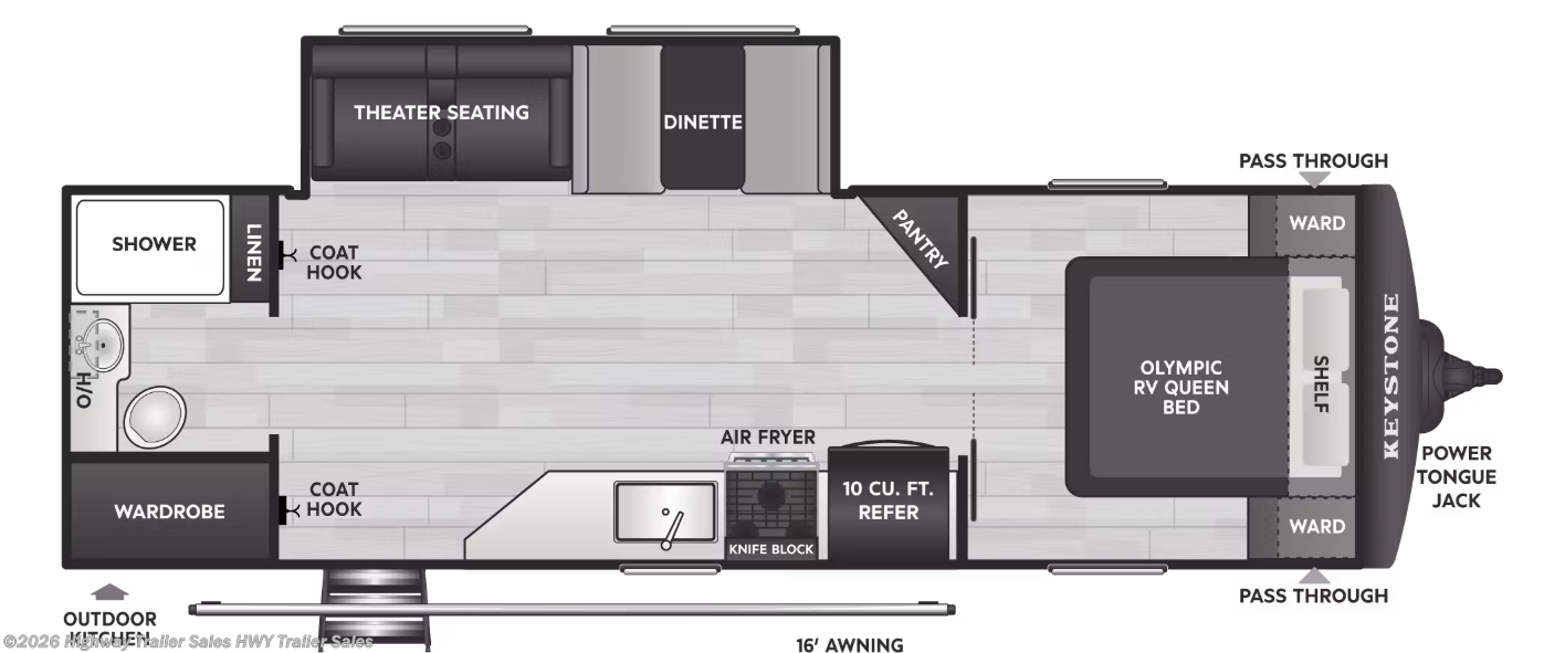 New 2027  Keystone Hideout 250RBSWE by Keystone from Highway Trailer Sales in Salem, OR