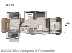 New 2025 Forest River Wildwood 31KQBTS available in Lexington, South Carolina