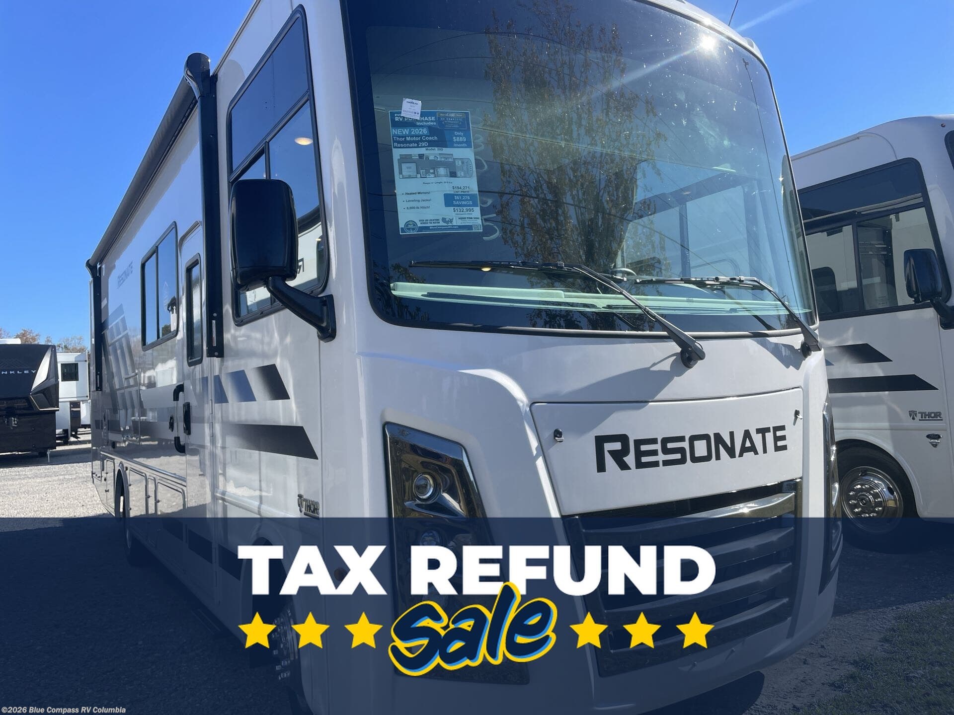 New 2026 Thor Motor Coach Resonate 29D available in Lexington, South Carolina