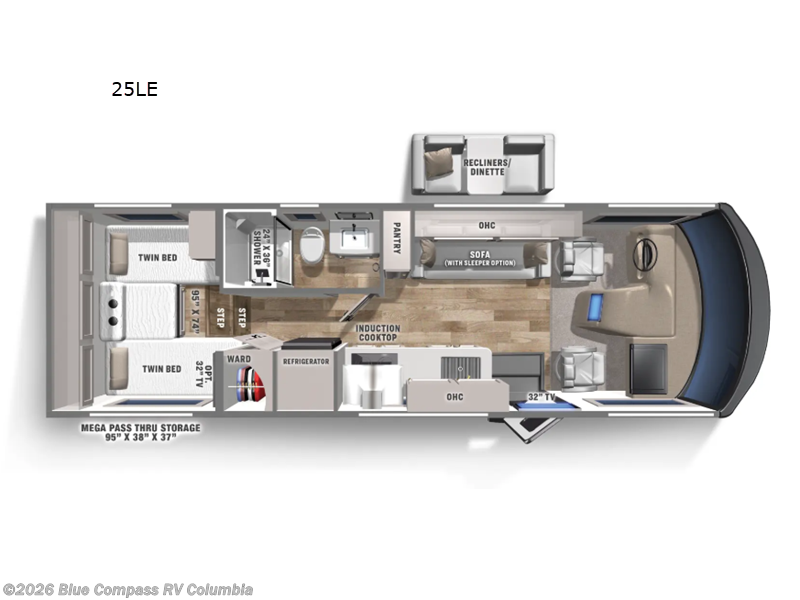 New 2026 Coachmen Euro 25LE available in Lexington, South Carolina