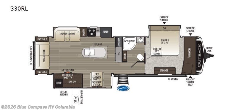 Used 2019 Keystone Outback 330RL available in Lexington, South Carolina