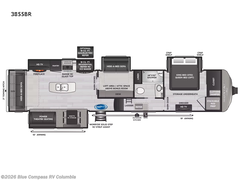 Used 2022 Keystone Montana 3855BR available in Lexington, South Carolina