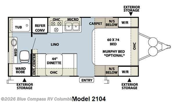 Used 2012 Forest River Rockwood Mini Lite 2104 available in Lexington, South Carolina