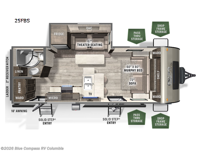 Used 2022 Forest River Flagstaff 25FBS available in Lexington, South Carolina