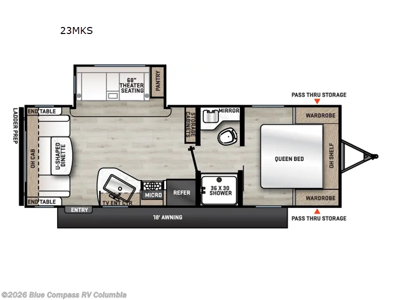 New 2026 Forest River Aurora Light 23MKS available in Lexington, South Carolina