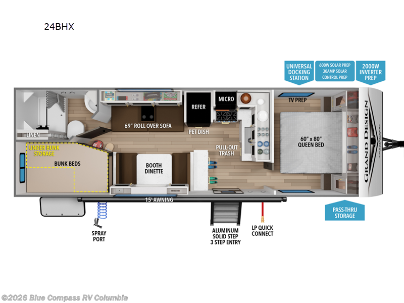 New 2026 Grand Design Transcend Xplor 24BHX available in Lexington, South Carolina